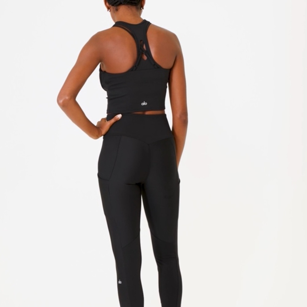 ALO Yoga Black High-Waist Leggings - Picture 4 of 6